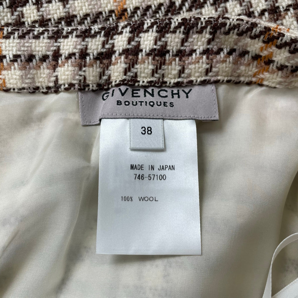 GIVENCHY ジバンシー / ウール ハウンドトゥースセットアップ 参考定価：100,000程度 SIZE:38