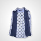 JUNYA WATANABE COMME des Garcons MAN ジュンヤワタナベ コムデギャルソン メン / フラワー刺繍切替シャツ 日本製 SIZE:S