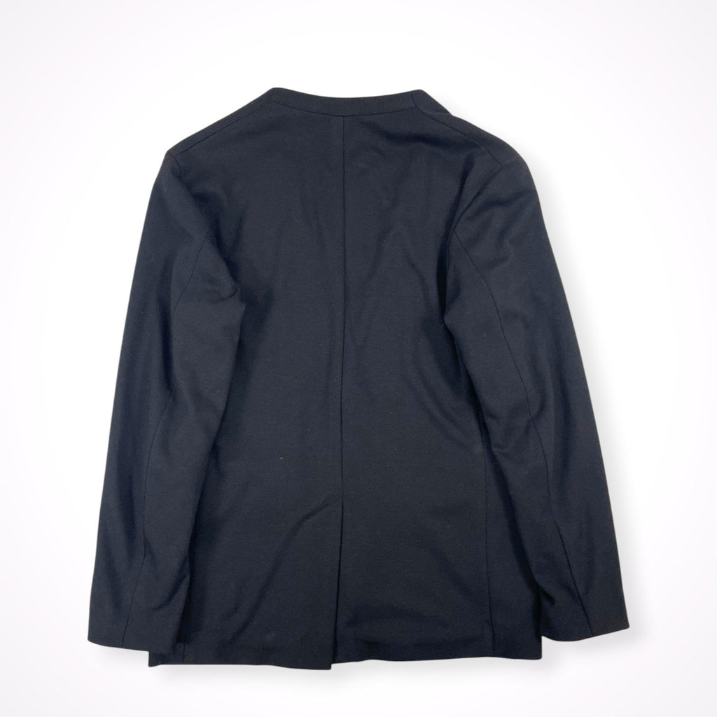 DRESSTERIOR / ウールブレンド ノーカラーリラックスジャケット 未使用品 参考定価：33,000+tax SIZE:S