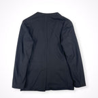DRESSTERIOR / ウールブレンド ノーカラーリラックスジャケット 未使用品 参考定価：33,000+tax SIZE:S