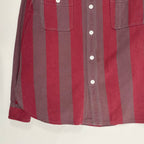 Let it Ride レットイットライド / 90s 初期 ヘビーストライプシャツジャケット ガゼット付 SIZE：M