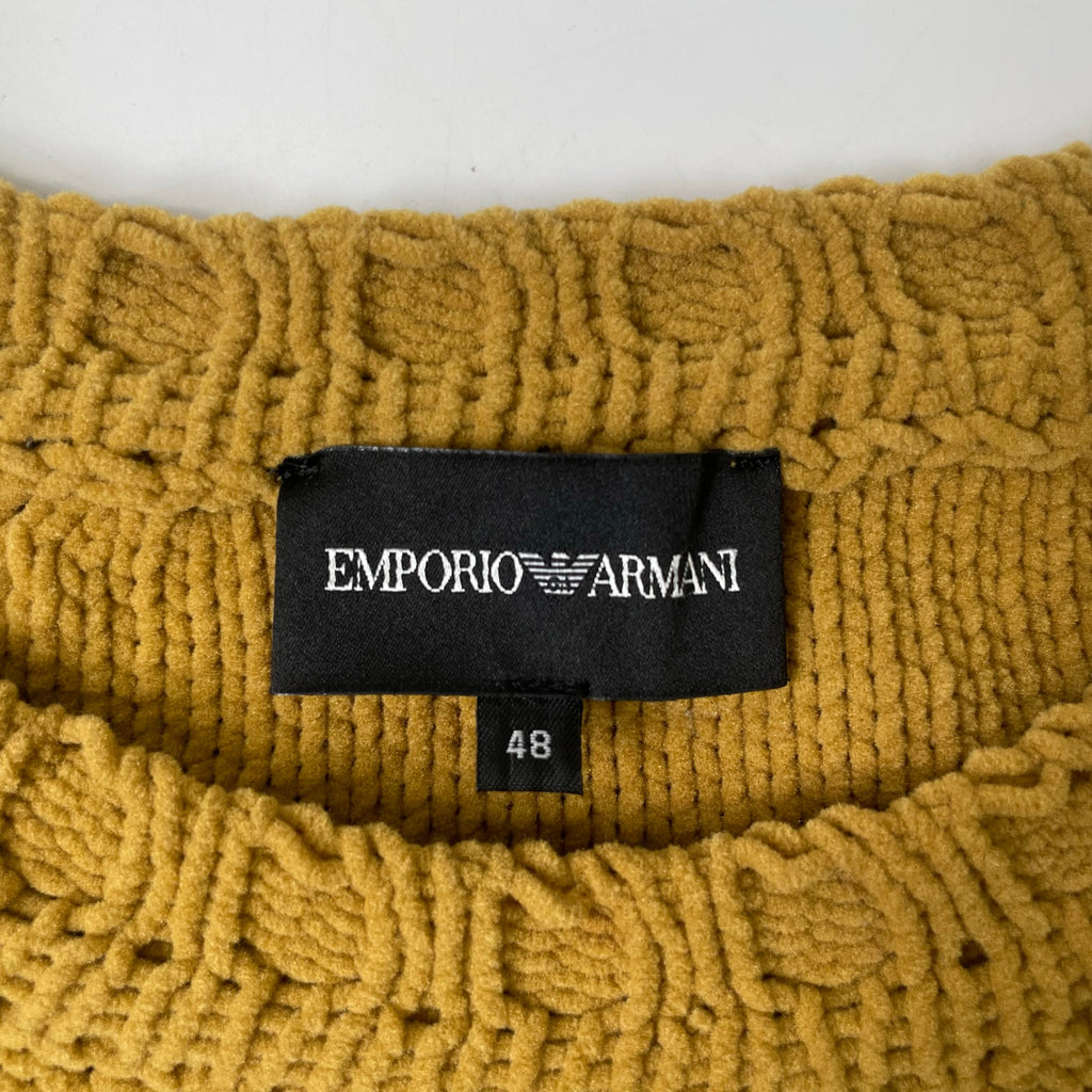 EMPORIO ARMANI / ダスティクルーネックニット 参考定価：55,000程度 SIZE:48