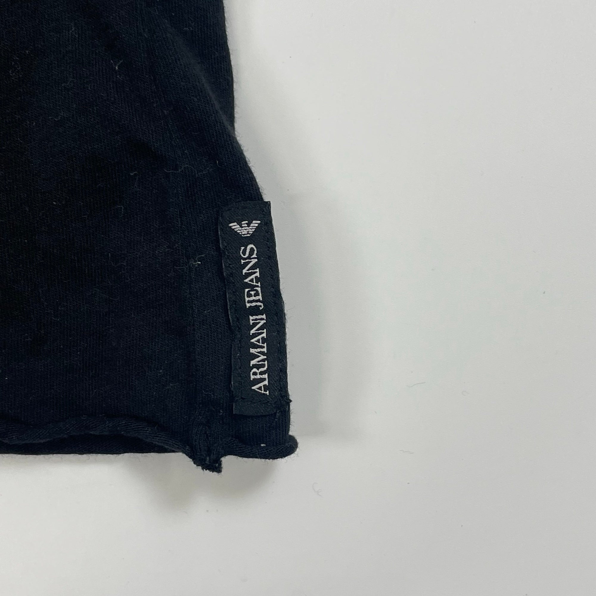 ARMANI JEANS アルマーニ ジーンズ / ハートロゴプリントTシャツ 参考定価：20,000程度 SIZE：L