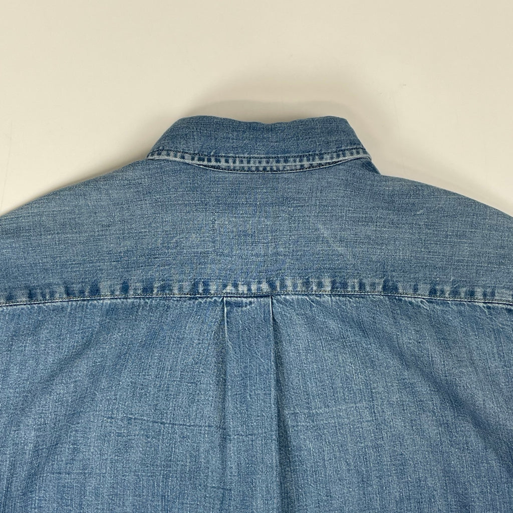 Polo RALPH LAUREN / ワイドショートデニムシャツ 参考定価：28,000程度 SIZE:S