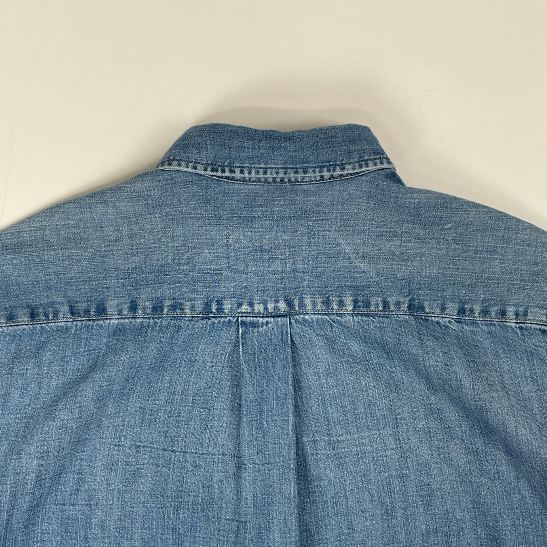 Polo RALPH LAUREN / ワイドショートデニムシャツ 参考定価：28,000程度 SIZE:S