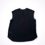TOMORROWLAND collection トゥモローランド コレクション / コットンシルクオーガンジー ノースリーブブラウス SIZE:36