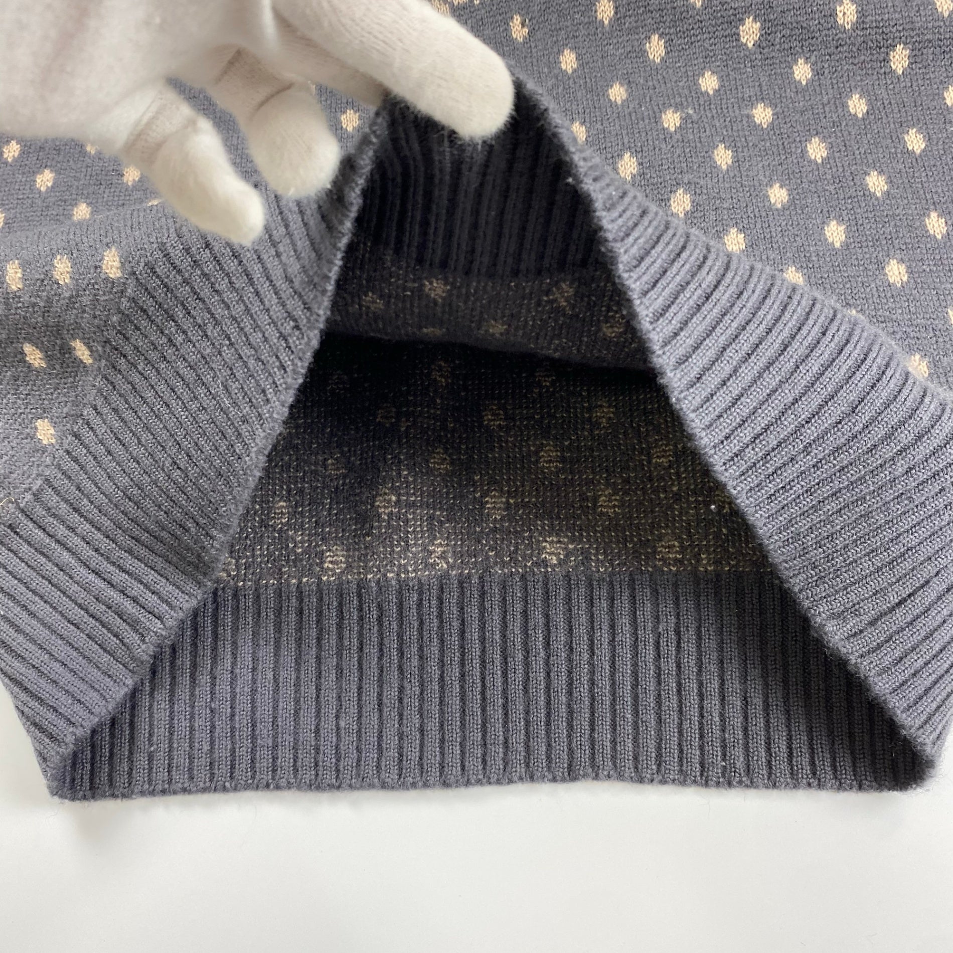 VINTAGE 赤三ツ星 RRL ダブルアールエル / ノルディック セーター ニット トナカイ SIZE：L