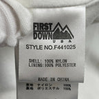 stacks bookstore × FIRST DOWN / コラボ 刺繍ロゴコーチジャケット ネイビー SIZE:XL