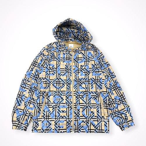 BURBERRY / ロゴ ナイロンジップアップパーカー 参考定価：170,000程度 SIZE:S
