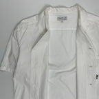 agnes b homme アニエスベー オム / レザール刺繍オープンカラーシャツ ホワイト 参考定価：25,000程度 SIZE：36