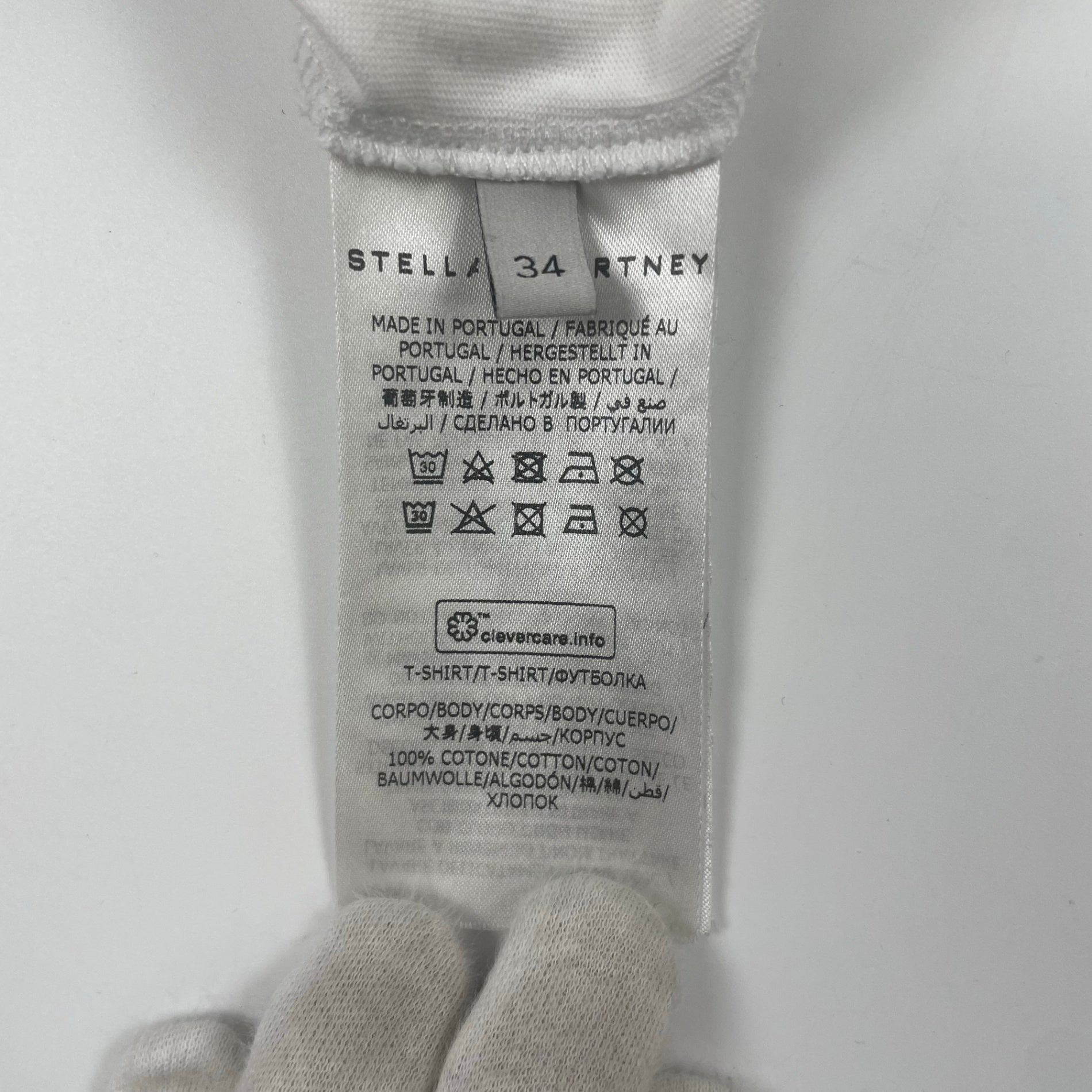 STELLA McCARTNEY ステラマッカートニー / THE ENDLESS FRONTIER プリントTEE 参考定価：50,000程度 SIZE:34