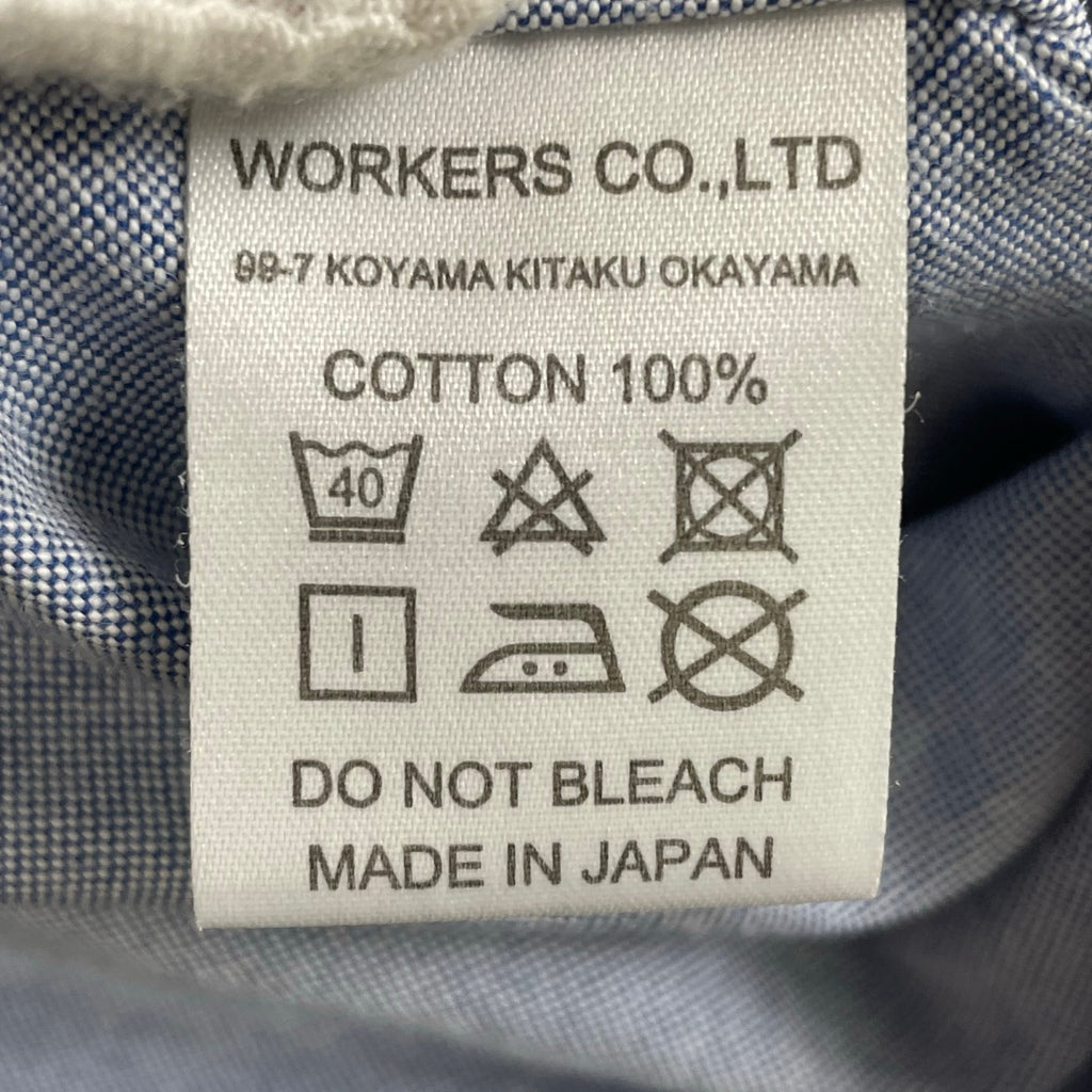 WORKERS / ボタンダウンシャツ 参考定価：17,000程度 SIZE：14