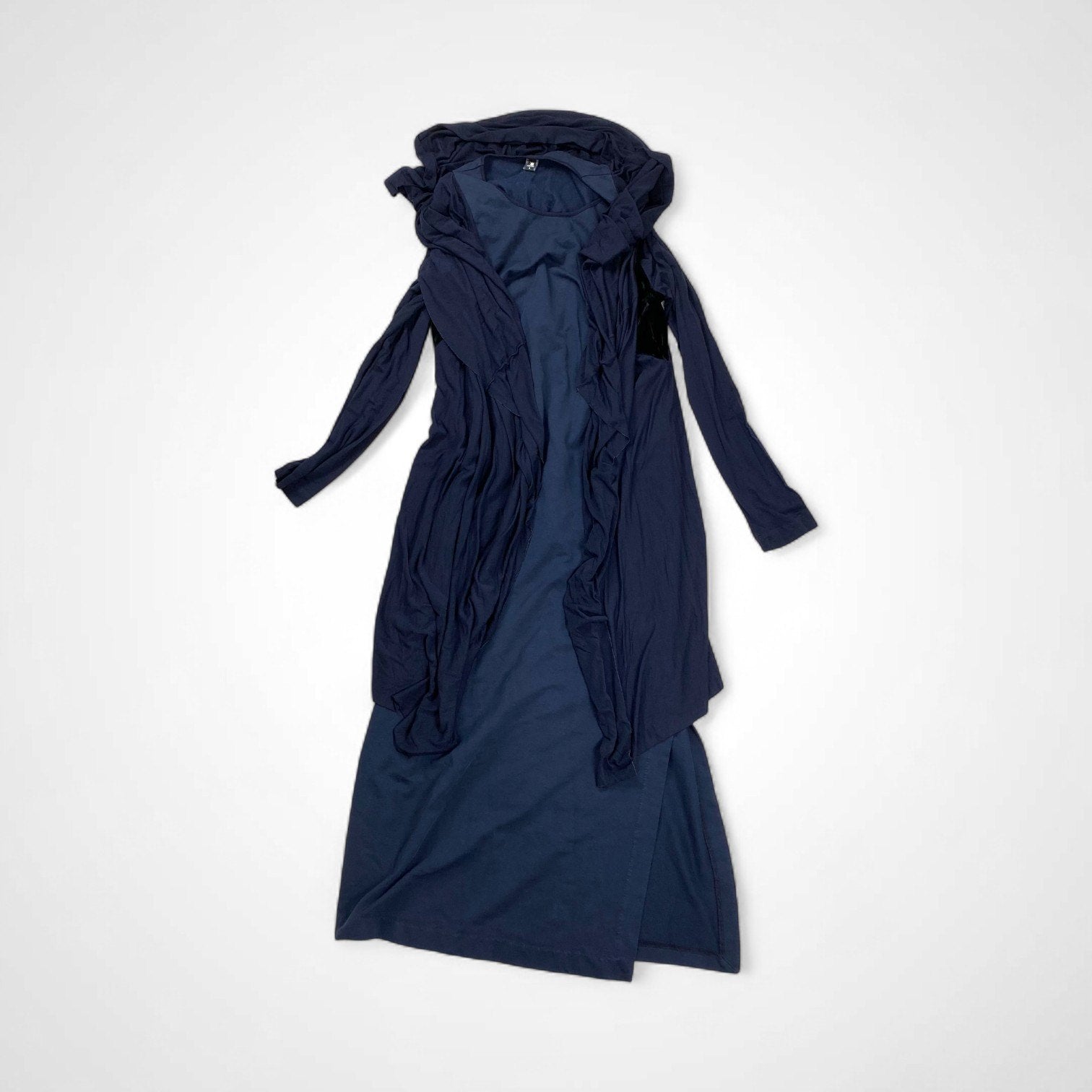 EUROPIAN CULTURE ヨーロピアン カルチャー / ロイヤルダイ ドッキングワンピース 長袖 参考定価：30,000程度 SIZE:S