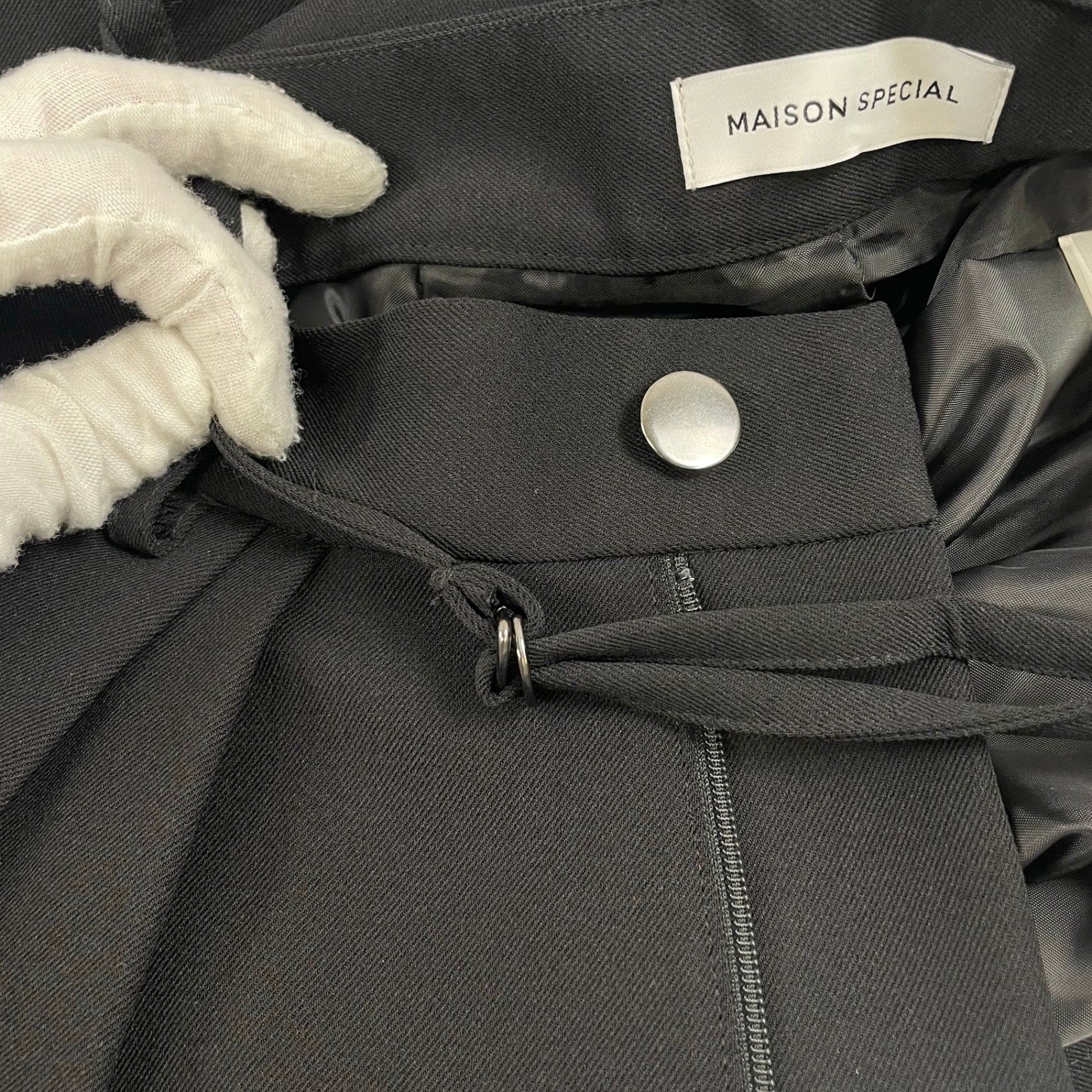 MAISON SPECIAL / ダブルウエストバナナ パンツ 参考定価：20,000+tax SIZE:38