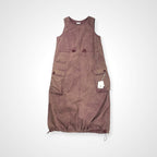 I AM I in fact アイアムアイ インファクト / CHEMICAL WASH ギャザーワンピース タグ付 参考定価：20,000+tax SIZE:FREE