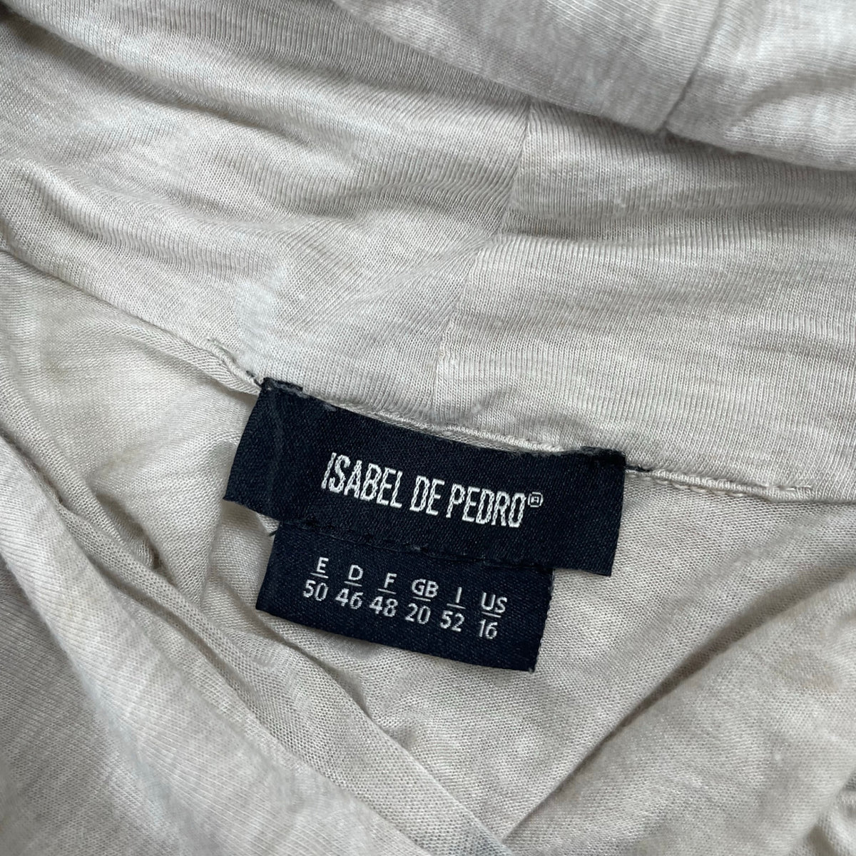 ISABEL DE PEDRO / セーリングシッププリント フーディーカットソー 参考定価：35,000程度 SIZE:16