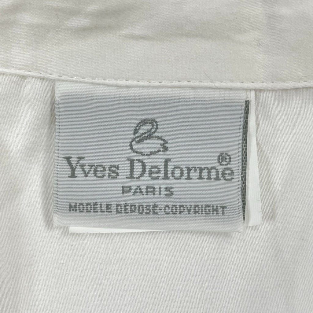 YVES DELORME / ユーロ コットンパジャマシャツ 参考定価：30,000程度 SIZE:L