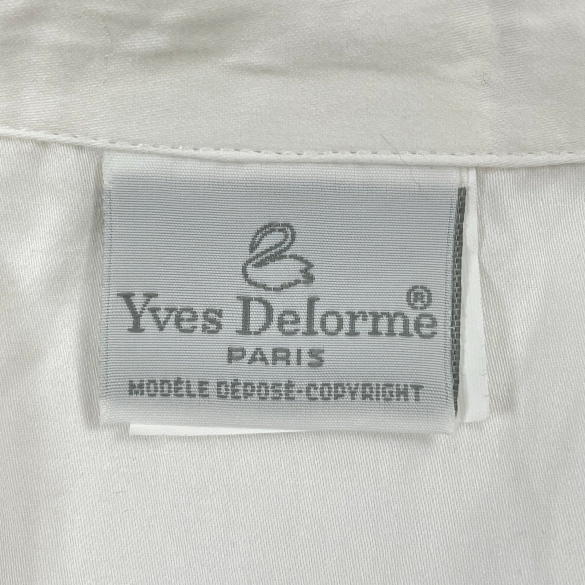 YVES DELORME / ユーロ コットンパジャマシャツ 参考定価：30,000程度 SIZE:L