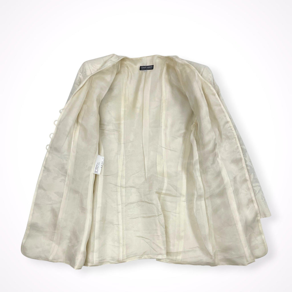 GIORGIO ARMANI / 4Bジャガードジャケット BORGO21製 参考定価：300,000程度