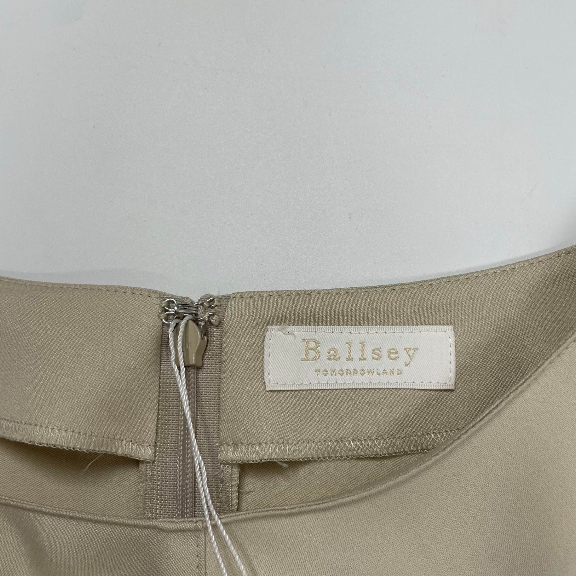 Ballsey ボールジー / セルロースモールスキン フロントリボンワンピース 未使用品 参考定価：26,000+tax SIZE:36