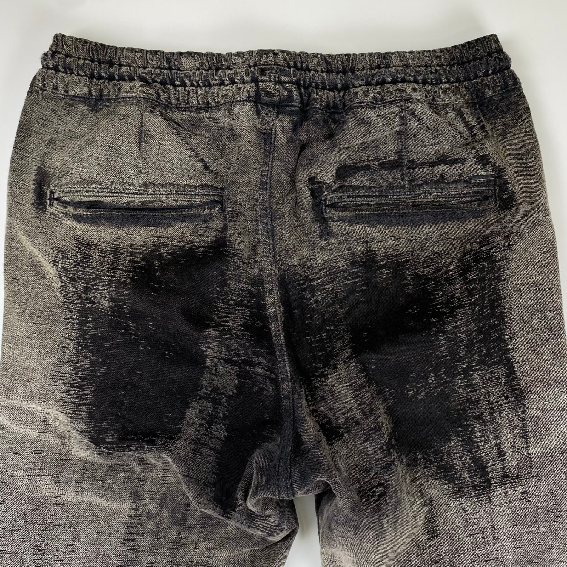 DIESEL ディーゼル / ヴィンテージ加工 ジャガード ジョグジーンズ Y2K 襤褸 SIZE：28