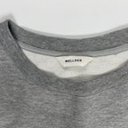 WELLDER ウェルダー / Flutter Tail Buck Side Tucked Crewneck グレー 参考定価：16,000+tax SIZE:3