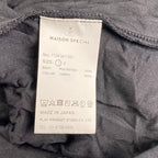 MAISON SPECIAL メゾンスぺシャル / Catch Washer Logo Embroidery Prime-Over Crew Neck T-shirt SIZE：1