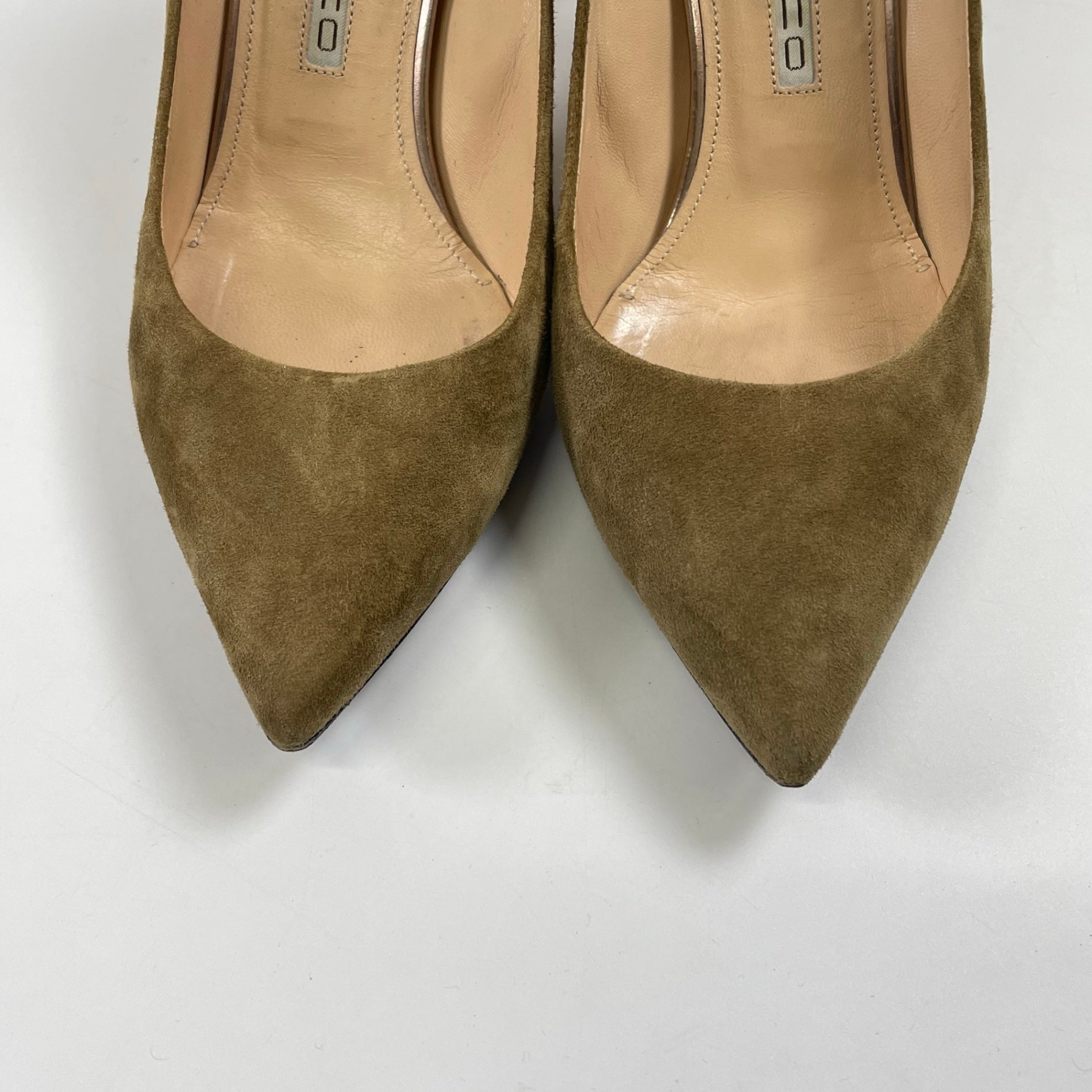 PELLICO / スウェードヒールパンプス 参考定価：50,000程度 SIZE:36 1/2