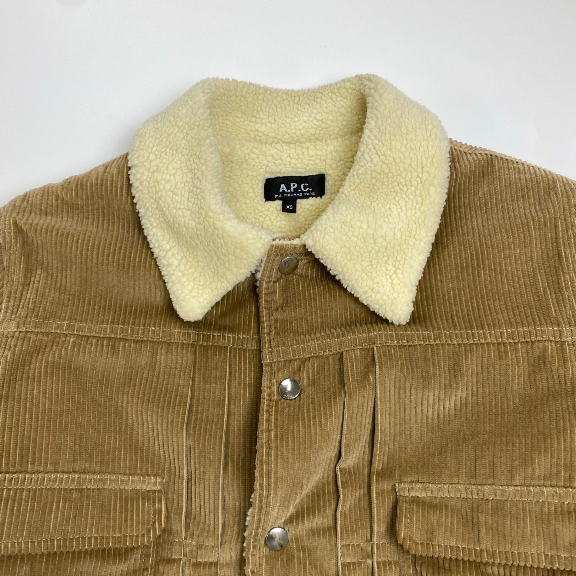 A.P.C. アーペーセー / ヴィンテージ コーデュロイ ボア ランチジャケット 紙タグ SIZE:XS