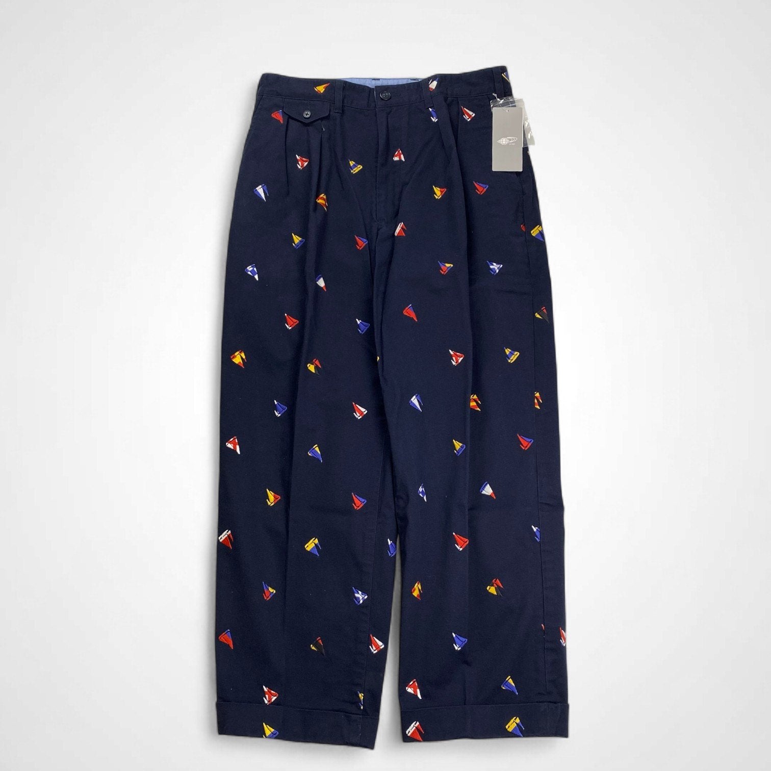 BEAMS PLUS ビームスプラス / 5ポケット エンブロイダリー チノパン タグ付 参考定価：38,000+tax SIZE:M