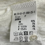 fig London フィグロンドン / ギャザーシャツ ホワイト 未使用タグ付 参考定価：12,000+tax SIZE:FREE