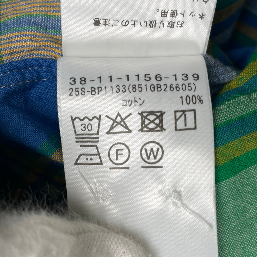 BEAMS PLUS ビームスプラス / BD MADRAS マドラスチェック ボタンダウンシャツ 参考定価：14,000+tax SIZE:M