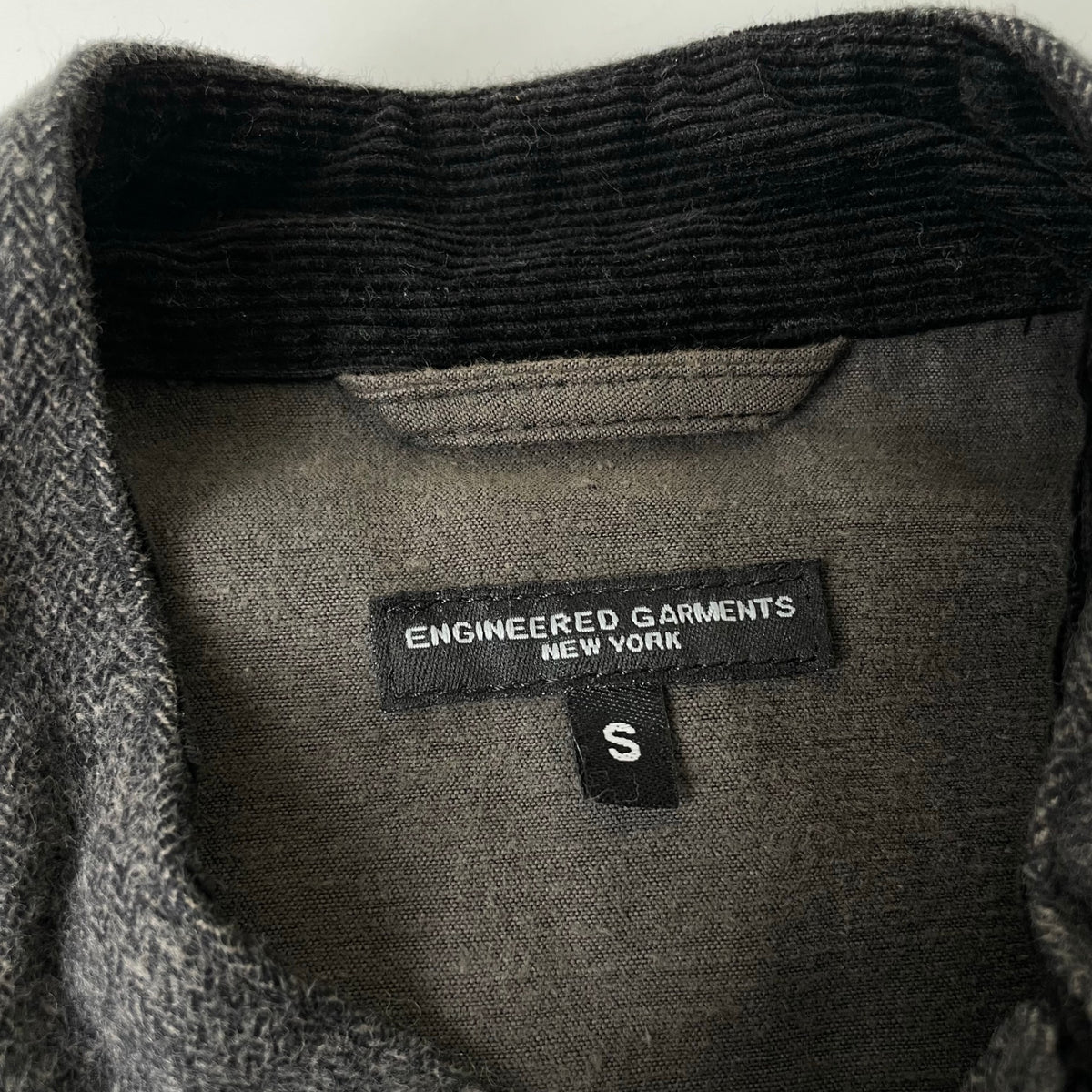 ENGINEERED GARMENTS / コットンモールスキンHBTジャケット 参考定価：60,000程度 SIZE:S