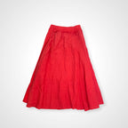 JUDDYCORN ジュディーコーン / サイドラインリネンスカート 日本製 参考定価：32,000程度 SIZE:FREE