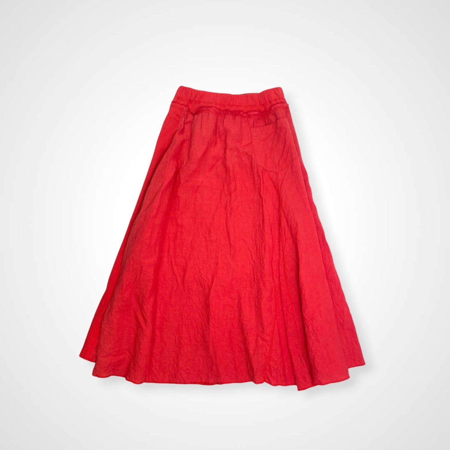 JUDDYCORN ジュディーコーン / サイドラインリネンスカート 日本製 参考定価：32,000程度 SIZE:FREE