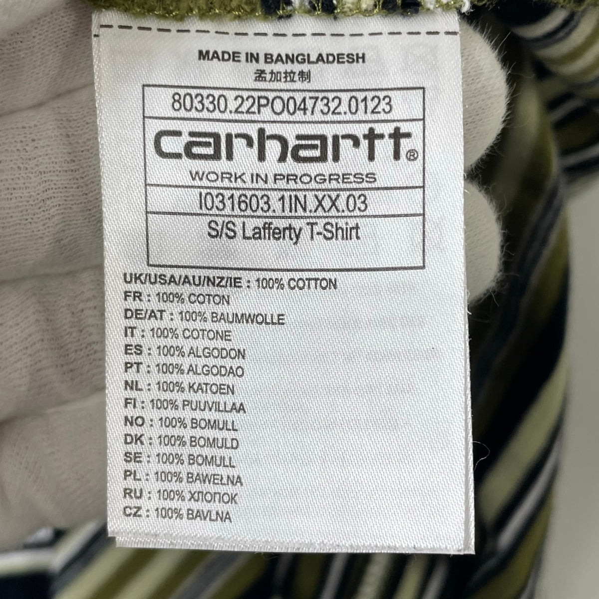 carhartt WIP / S/S LAFFERTY T-SHIRT 参考定価：8,000+tax SIZE:XL