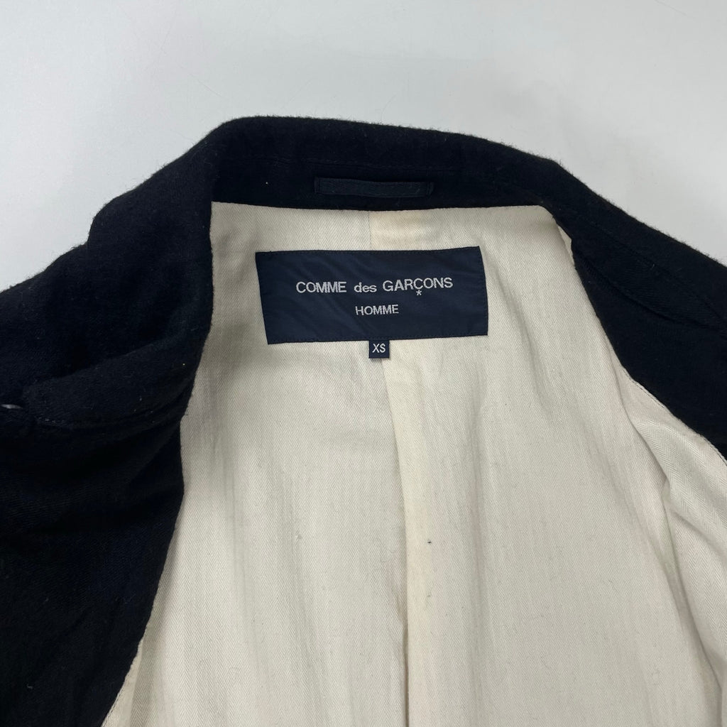 COMME des GARCONS HOMME / ウール縮絨バルマカーンコート SIZE:XS