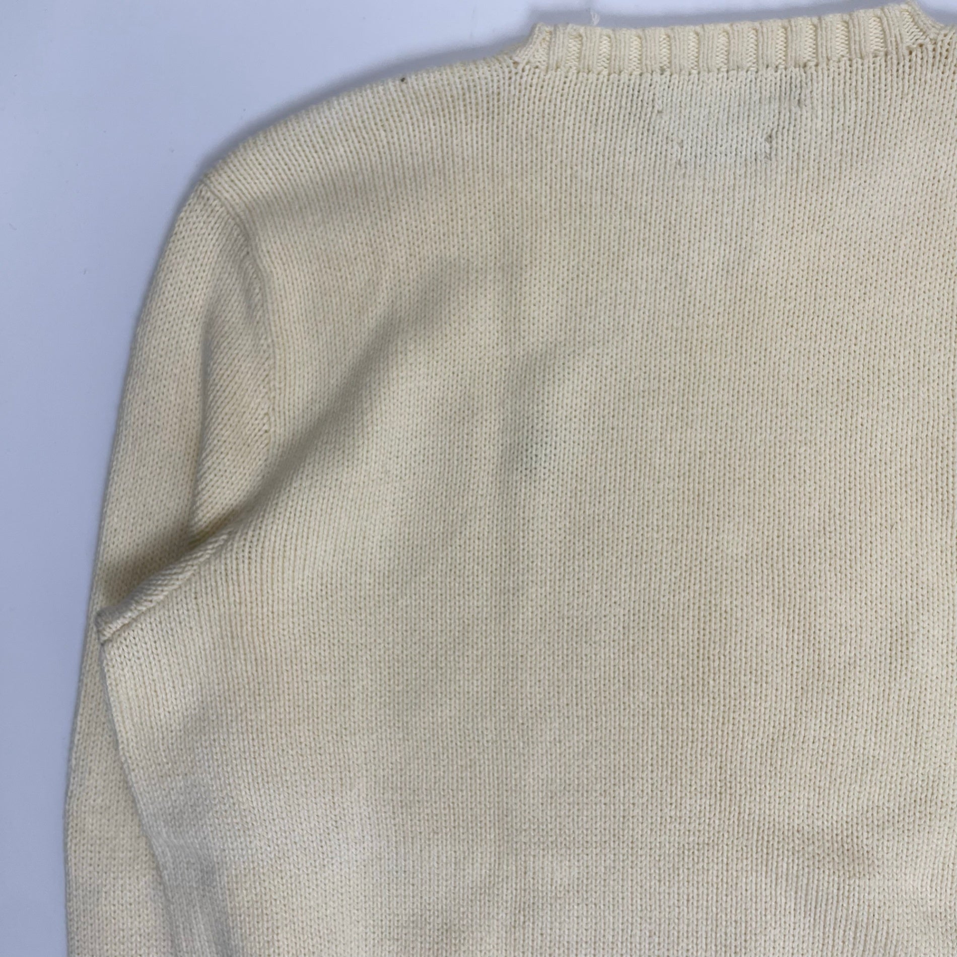 Polo by Ralph Lauren ポロバイラルフローレン / ピマコットン ヴィンテージニット ポニー刺繍 SIZE：M