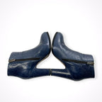 FABIO RUSCONI / レザーサイドジップショートブーツ 参考定価：50,000程度 SIZE:38
