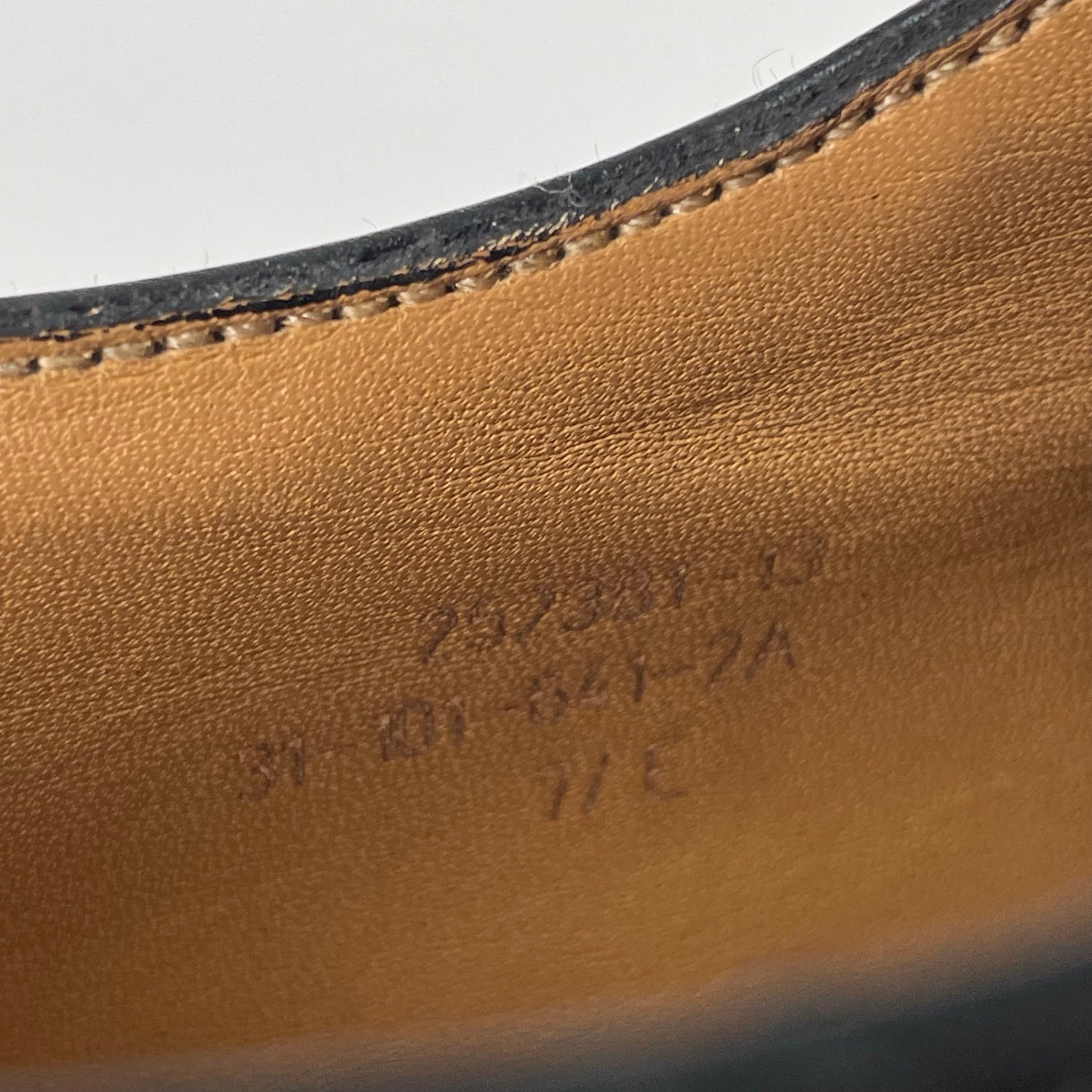 J.M.WESTON ジェイエムウエストン / 「GOLF」 DERBY SHOES ボックスカーフ ブラック 参考定価：160,000+tax SIZE：7/E(27cm程度)