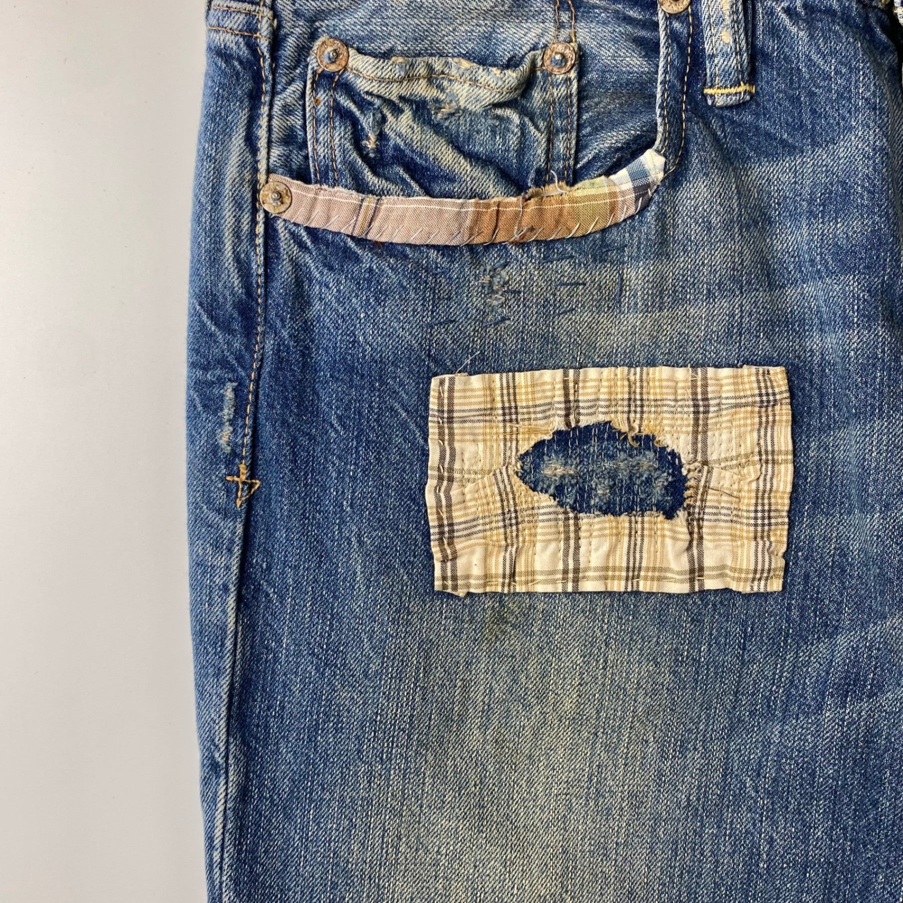 限定 POLO RALPH LAUREN ポロラルフローレン / BOBBY JEAN パッチワークデニム CRUISE/HOLIDAY2011 SIZE:W80cm