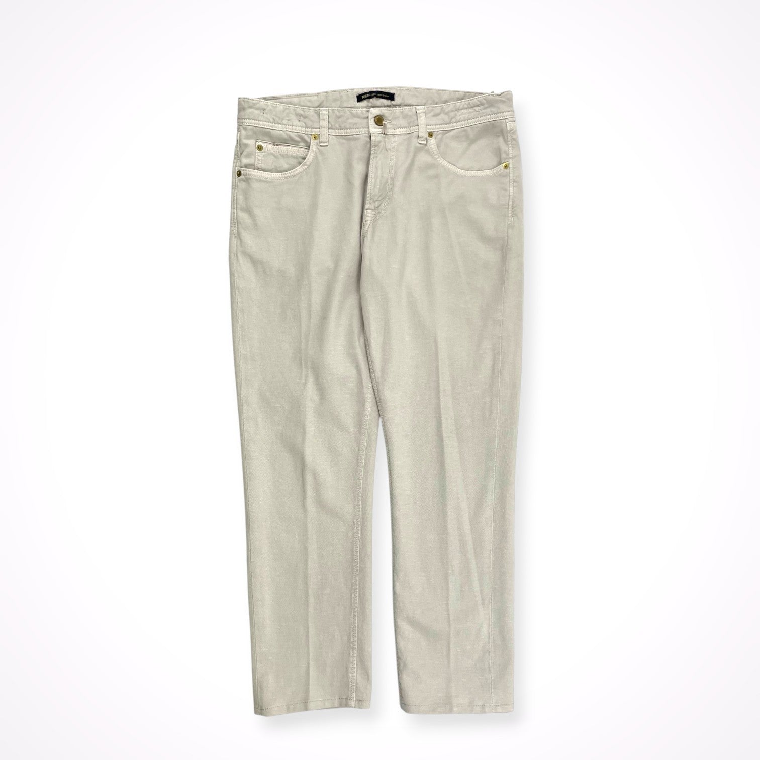 BRIGLIA 1949 / RIBOT-C コットンリネンMIXパンツ SIZE:W90