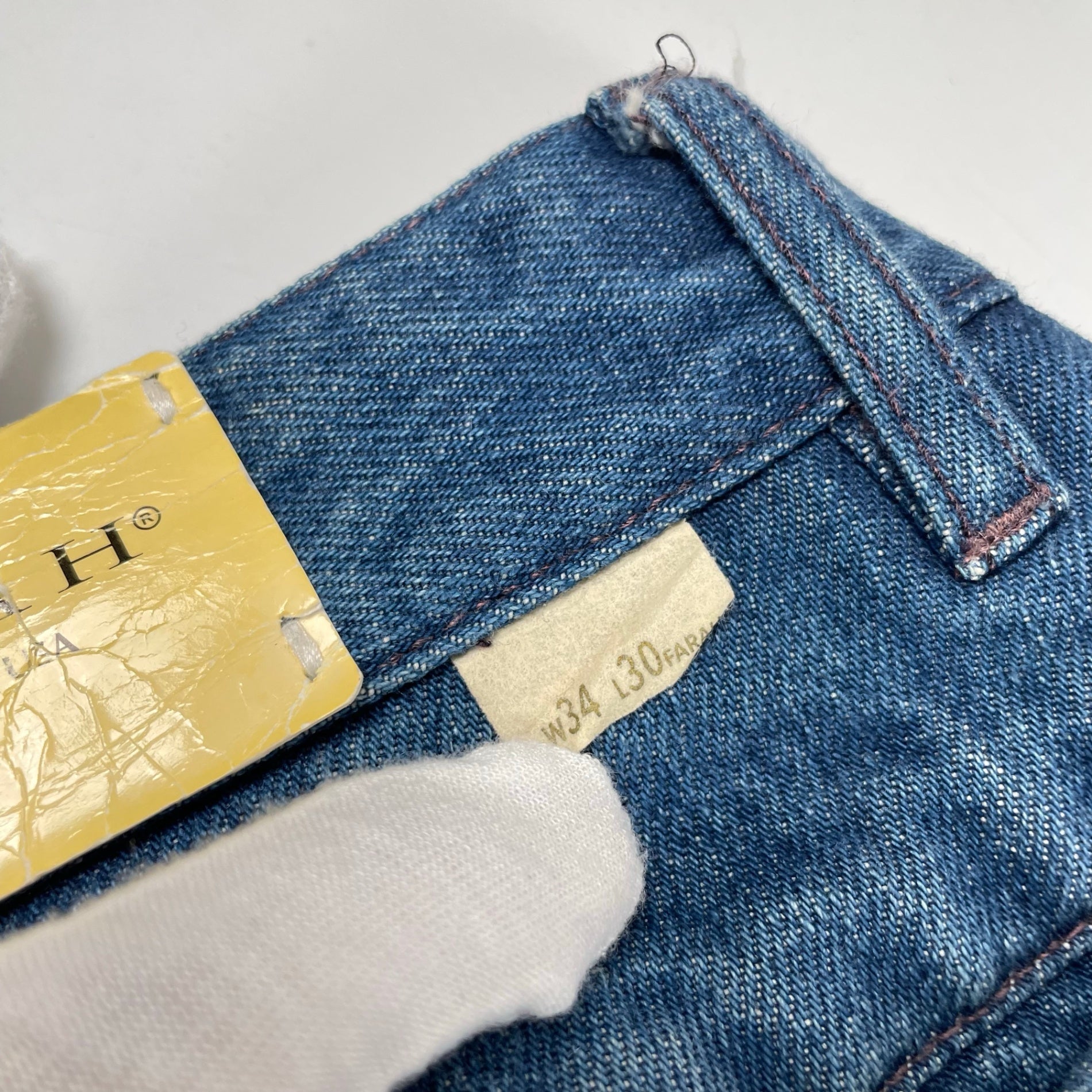 FARAH / 2タックワイドテーパード デニムパンツ 参考定価：18,000+tax SIZE：34