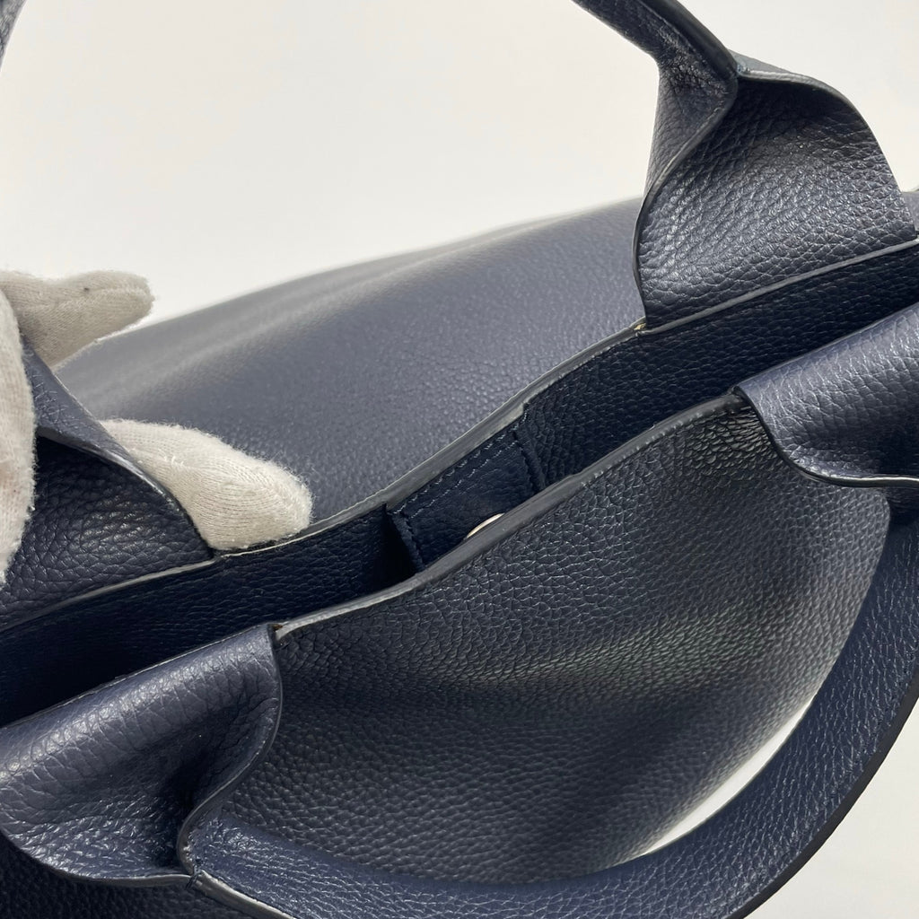 JIL SANDER ジルサンダー / XIAO 2wayトートバッグ ネイビー 参考定価：158,000+tax