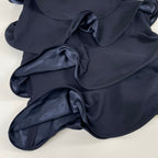 GIORGIO ARMANI / シルクラッフルイブニングドレス 参考定価：600,000程度 SIZE:42