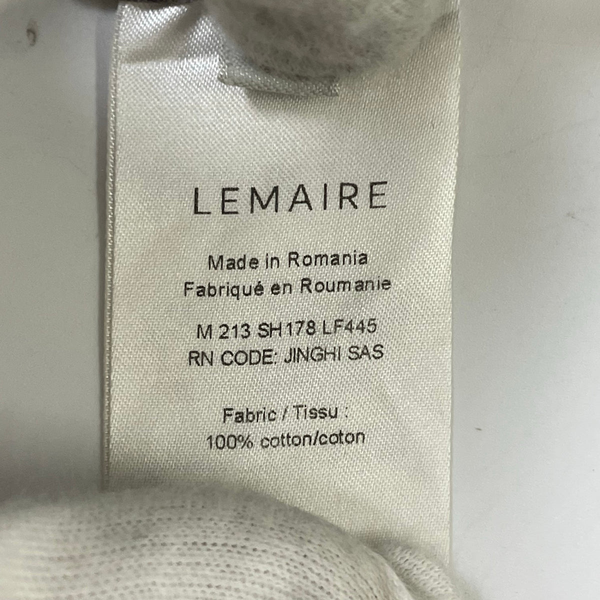 LEMAIRE / Patch Pocket Shirt 参考定価：60,000程度 SIZE:46