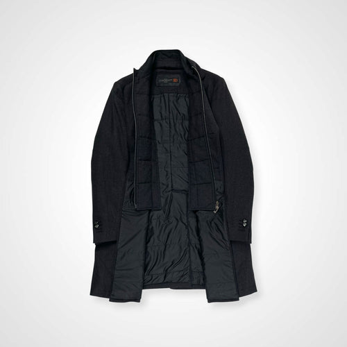 CORNELIANI コルネリアーニ / PURE VIRGIN WOOL ID COAT レイヤードタイプ 参考定価：300,000程度 SIZE：48