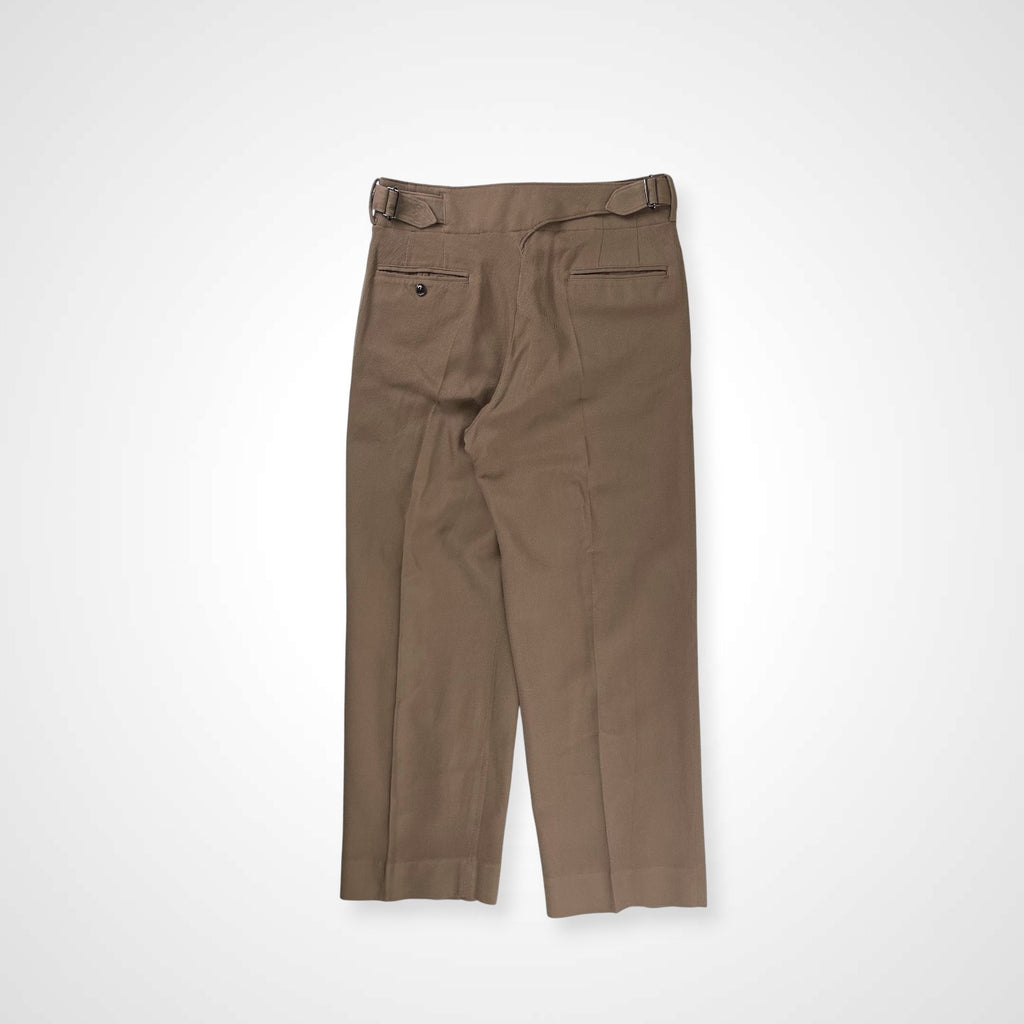 YOKE ヨーク / 2TUCK WIDE GURKHA TROUSERS ブラウン 参考定価：30,000+tax  SIZE:3