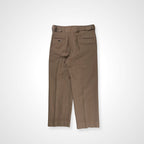 YOKE ヨーク / 2TUCK WIDE GURKHA TROUSERS ブラウン 参考定価：30,000+tax  SIZE:3