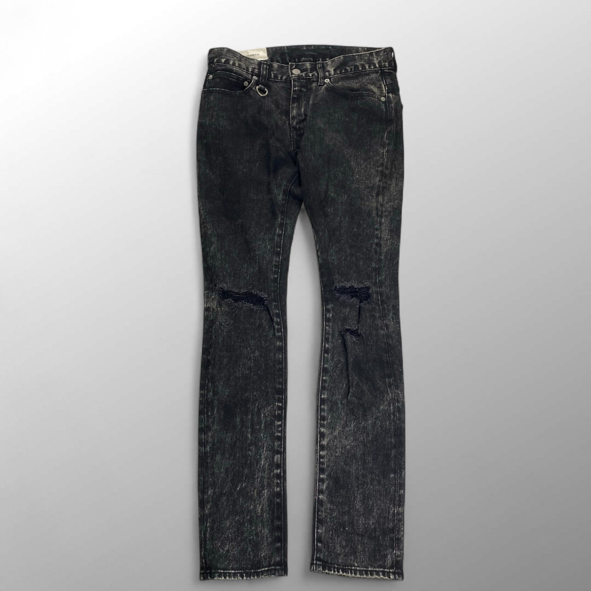 BACK BONE バックボーン / スキニー デニムパンツ 北原哲夫 鈴木武雄 参考定価：30,000程度 SIZE：S